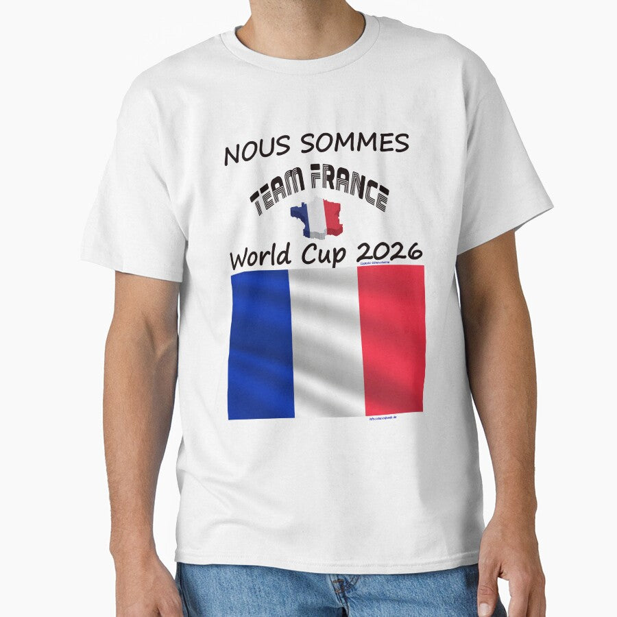 France Fan T‑Shirt world Soccer Cup 2026 football outfit by cabevo