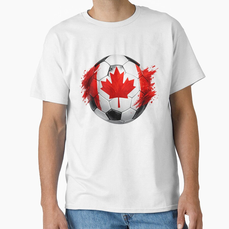 Canada Soccer Maple Leaf Design – World Football Championship Fan Graphic by RolMerch