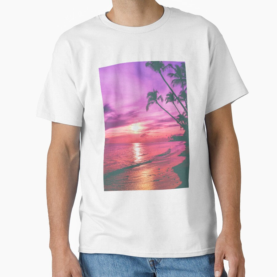 Pink Sunset by PotluckPrints