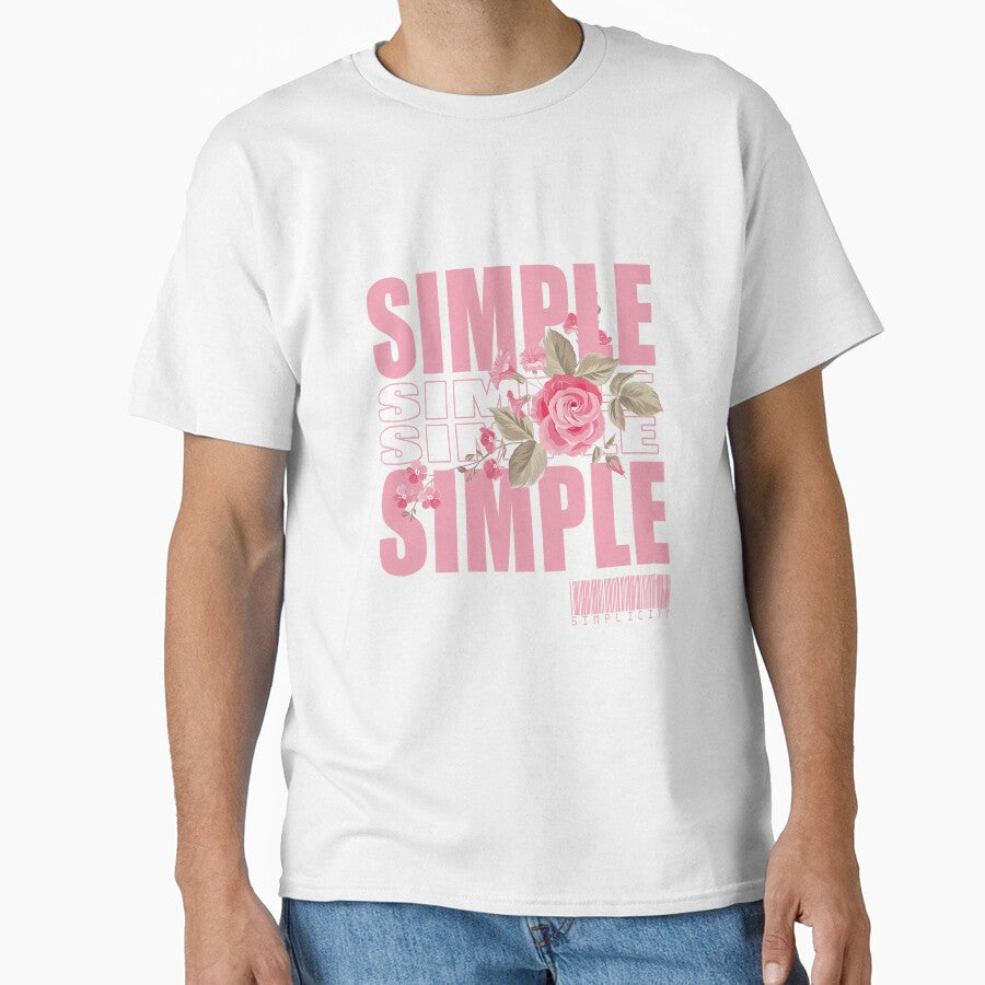 Simple Typography Flower Simplicity by EN-YJW