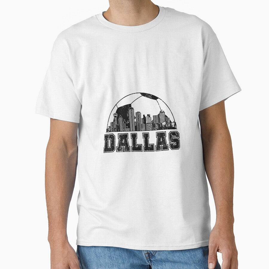 Dallas Skyline Soccer Lover by MollyLYork