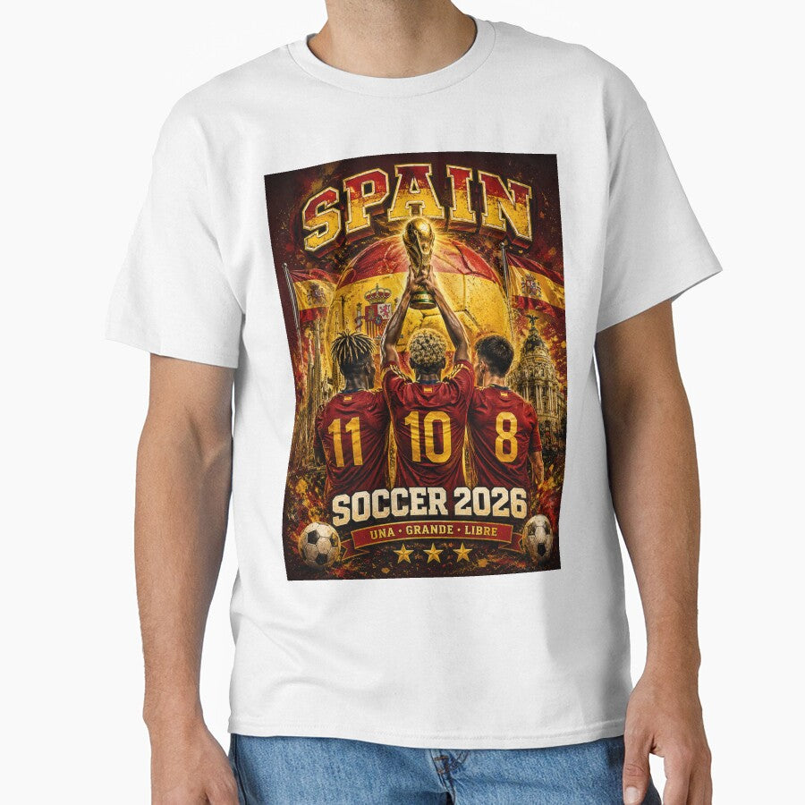 Spain Soccer 2026 Shirt – Spanish Football Fan Gift by UrbanPrintVibes