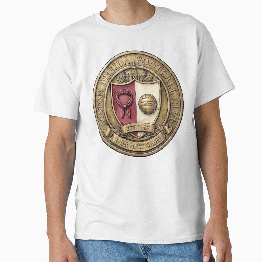 Oneida Football Club Boston 1862 Vintage Crest by AMSPHY