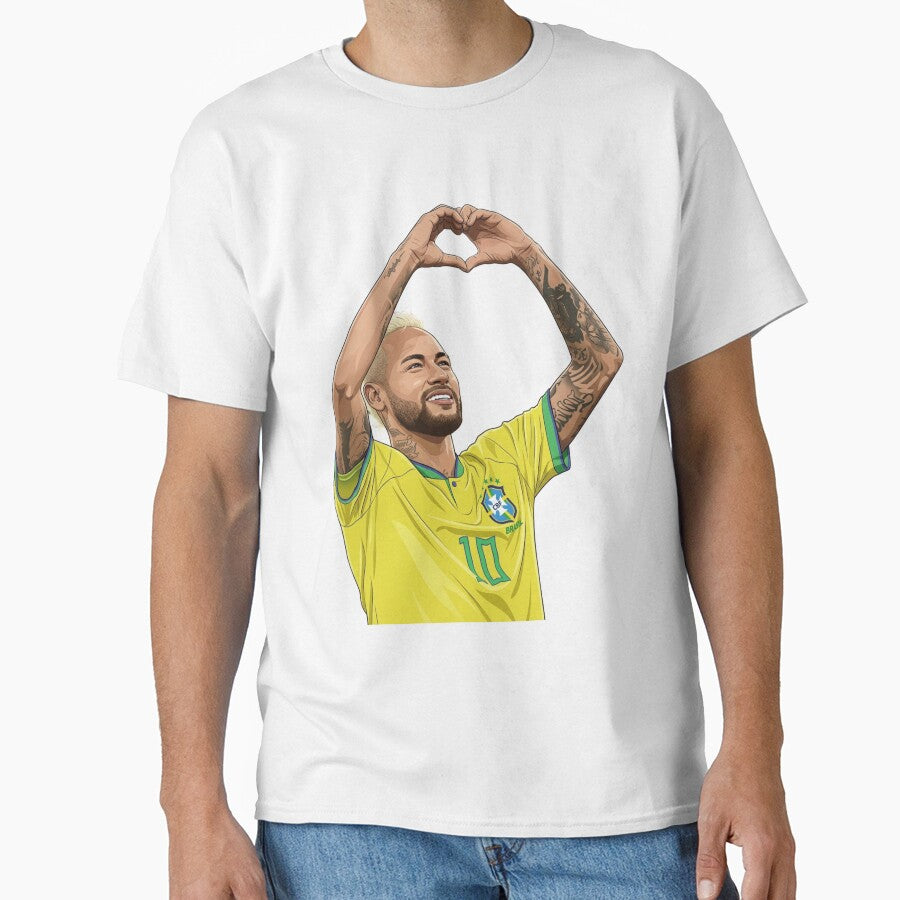 Brazil Football Star Heart Celebration by shoppypod