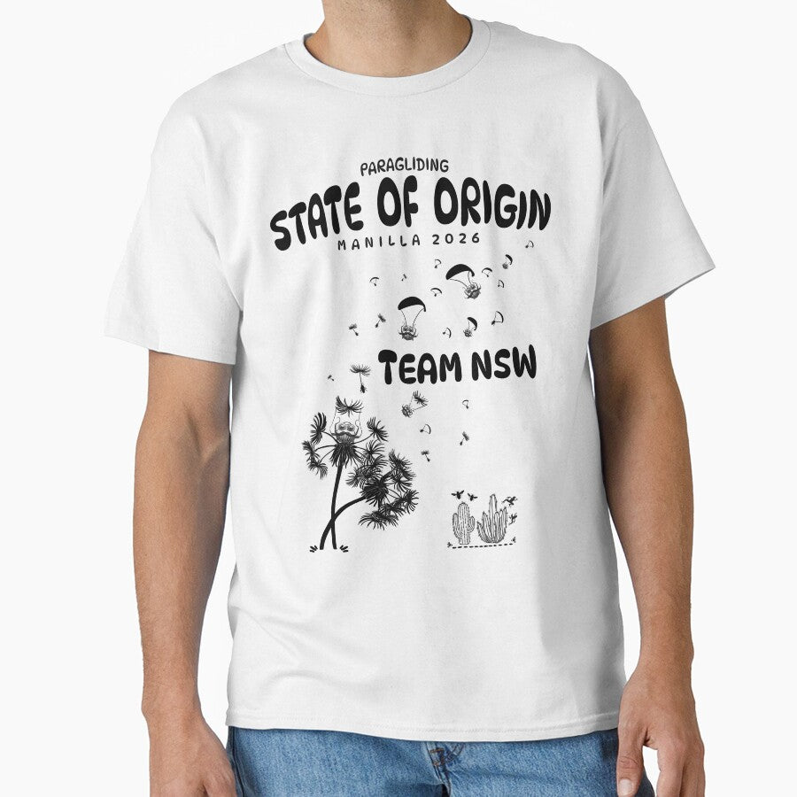 2026 NSW Cockroaches - Paragliding State of Origin - Black by Sketchyal