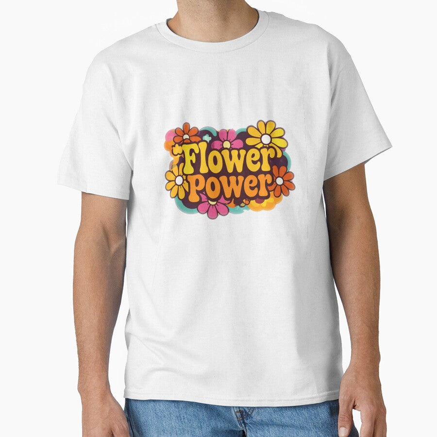 Retro  Flower Power 70s Illustration by CzipipitoStudio