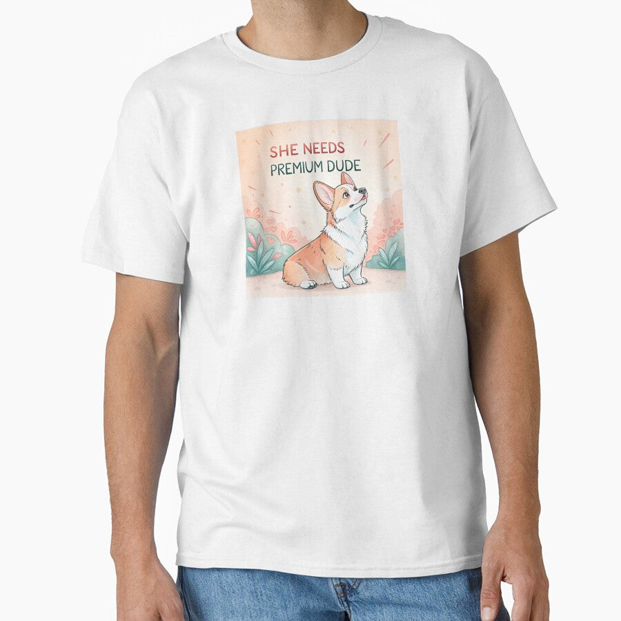 She needs Premium dude corgi by AhArtMe
