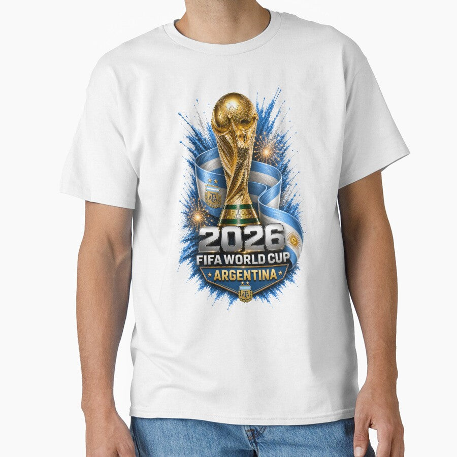 Argentina 2026 Football Fan Design by Retro Arabica