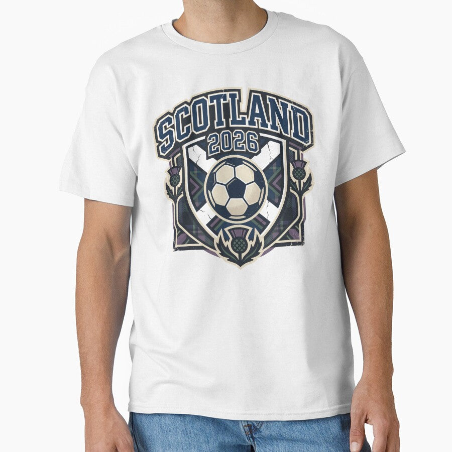 Scotland 2026 Retro Football Fan Crest by Saq2000