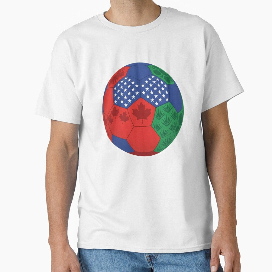 USA Canada Mexico Soccer Ball – 2026 World Cup Design by droidtech