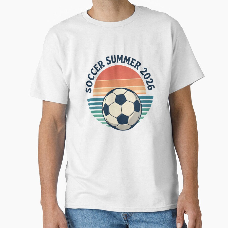 Vintage Soccer Summer 2026 Football Art by Gallery-yuuna