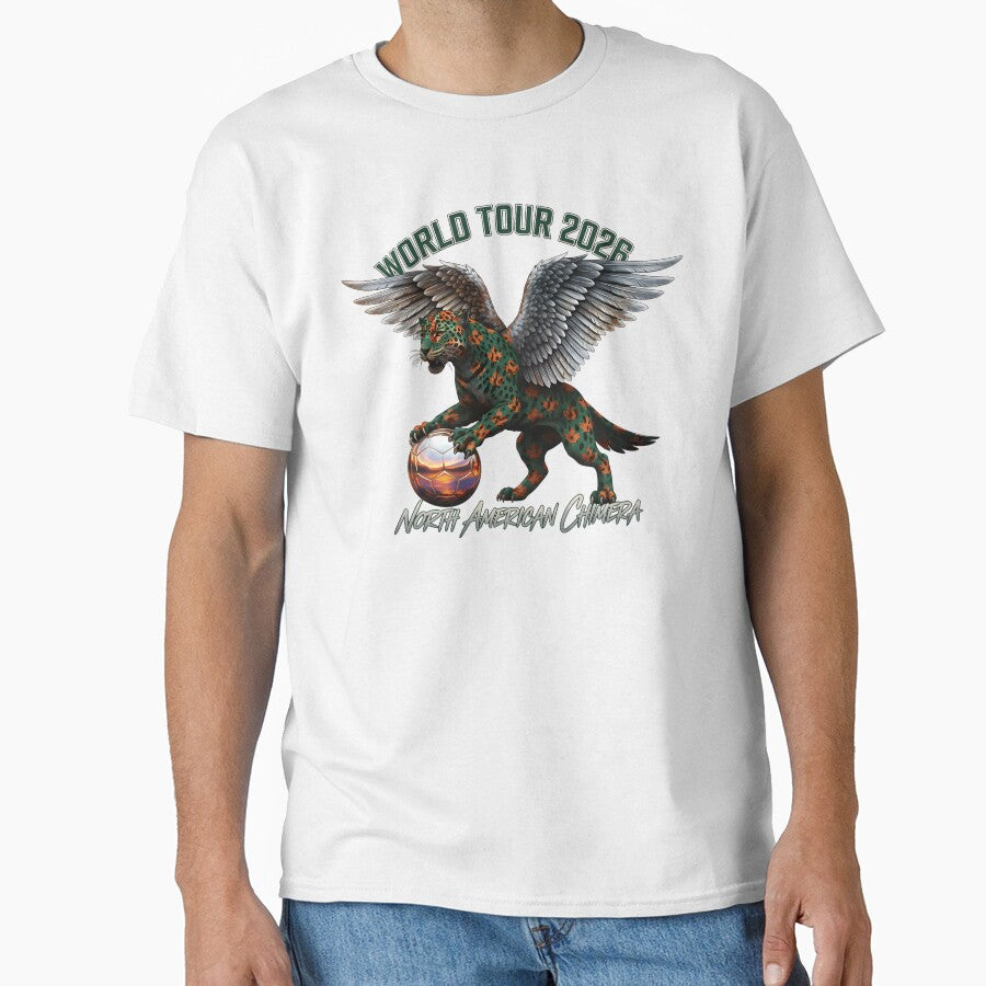 2026 World Tour "Chimera" Limited Edition Tee - Ancient Spirit Modern Game - USA Mexico Canada Fusion Streetwear by Lukzol