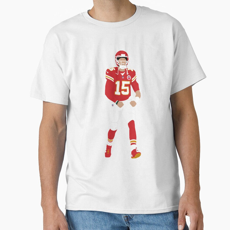 Patrick Mahomes football illustration by ArlemUnivers