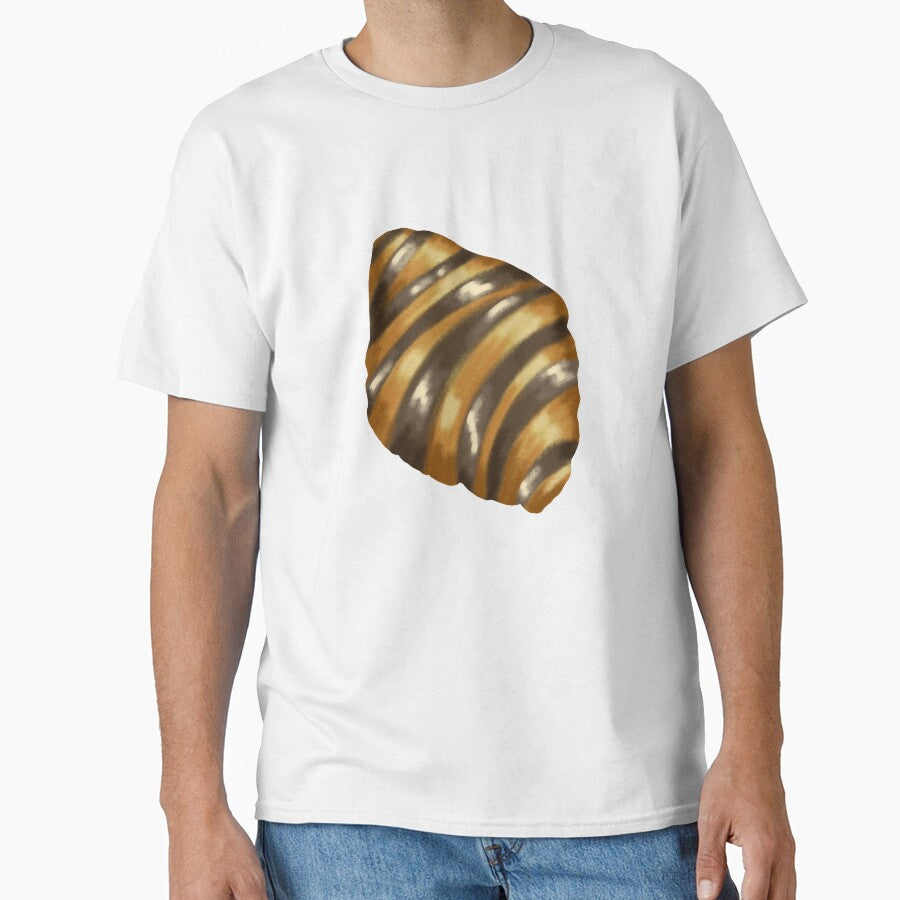Chocolate Croissant // Soft Brush Pastries by DanielleFishIll