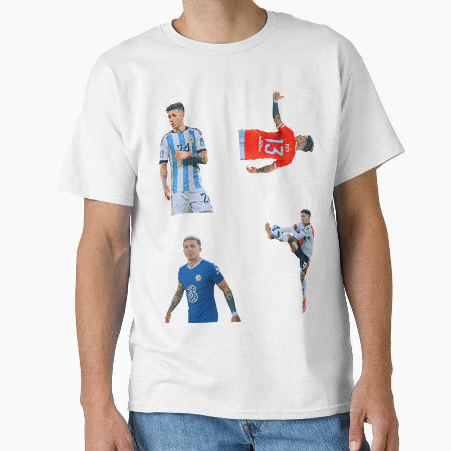 Enzo Fernandez Sticker Set / T Shirt by DiverseDazzle