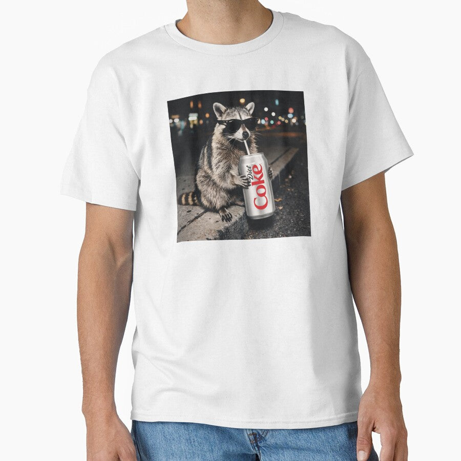 Funny Raccoon Drinking Diet Coke, Funny Meme Raccoons by Vonravenn