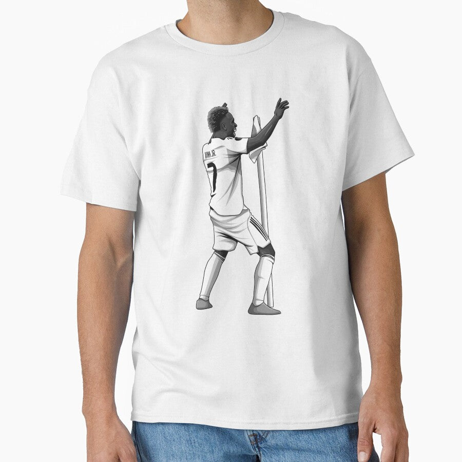 Vinicius Jr. Black and White Version by Aldduardo
