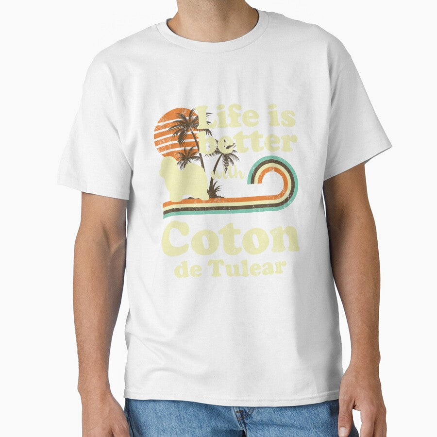Life is Better with Cotton de Tulear Dog Vintage by rafaeltto