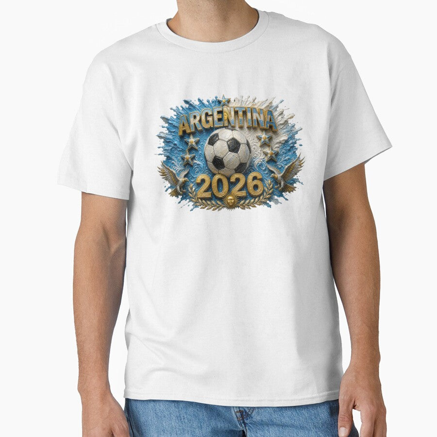Argentina Soccer Typography Art | 2026 Tournament by BrickByDream