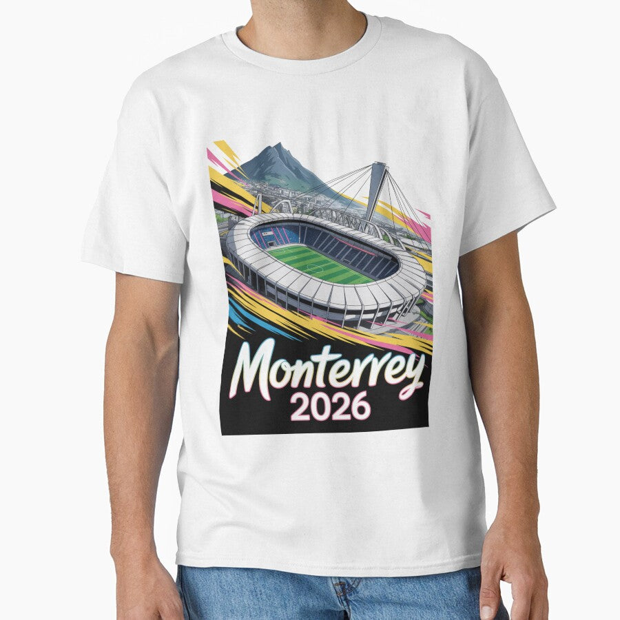 Monterrey 2026 Cerro de la Silla Mountain T-Shirt V17 by DarylWelsh2024