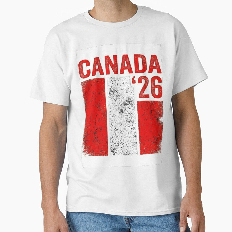 Canada 2026 Soccer Vintage Flag Football Fan by _ZENTAY_
