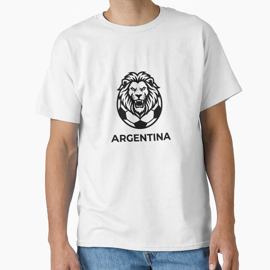 Argentina Soccer Lion Premium Minimalist World Cup Sticker by Mr-wow