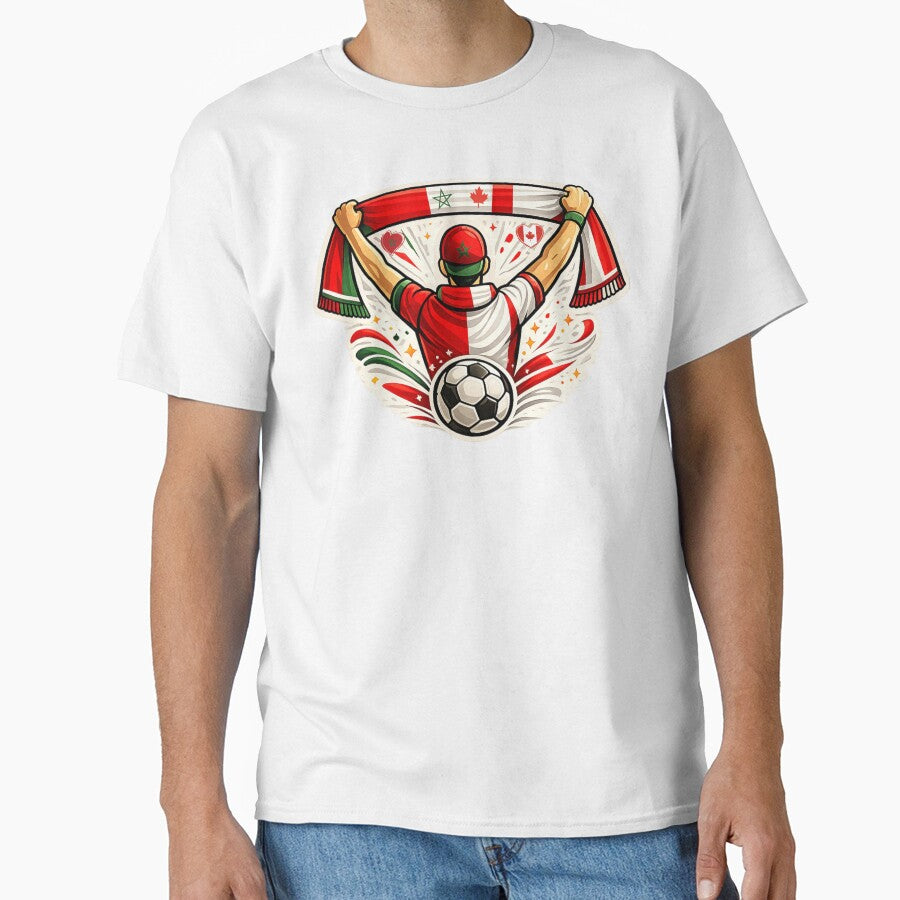 Canada Morocco Soccer Support Together by Corvoria