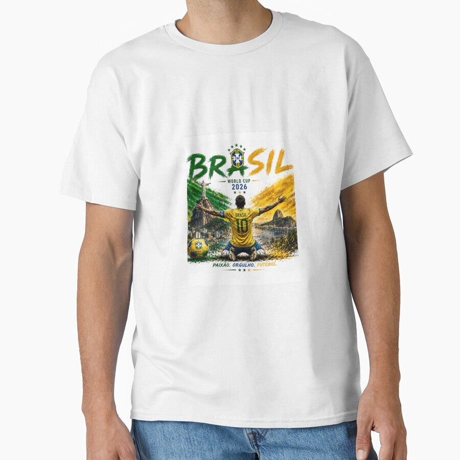 Brazil Football Team World Cup 2026 Design | Brazil Soccer Fan Art for True Supporters by allin14fun