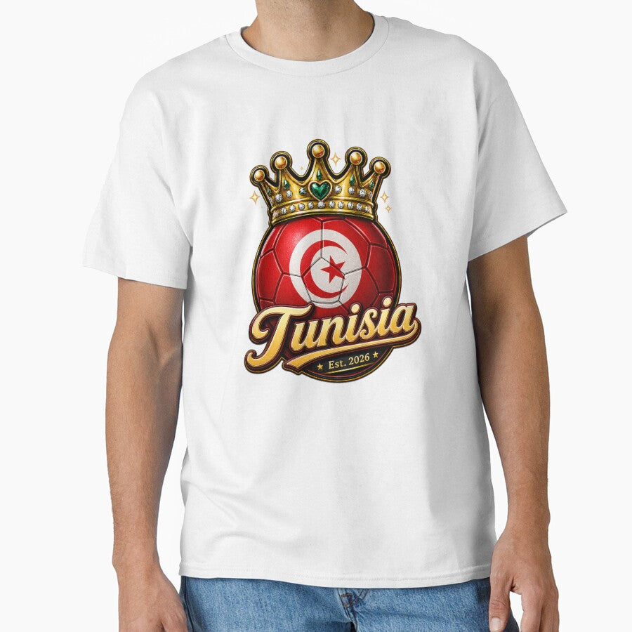 Tunisia Flag Vintage Style Retro Tunisian Soccer by QuiteOrbit