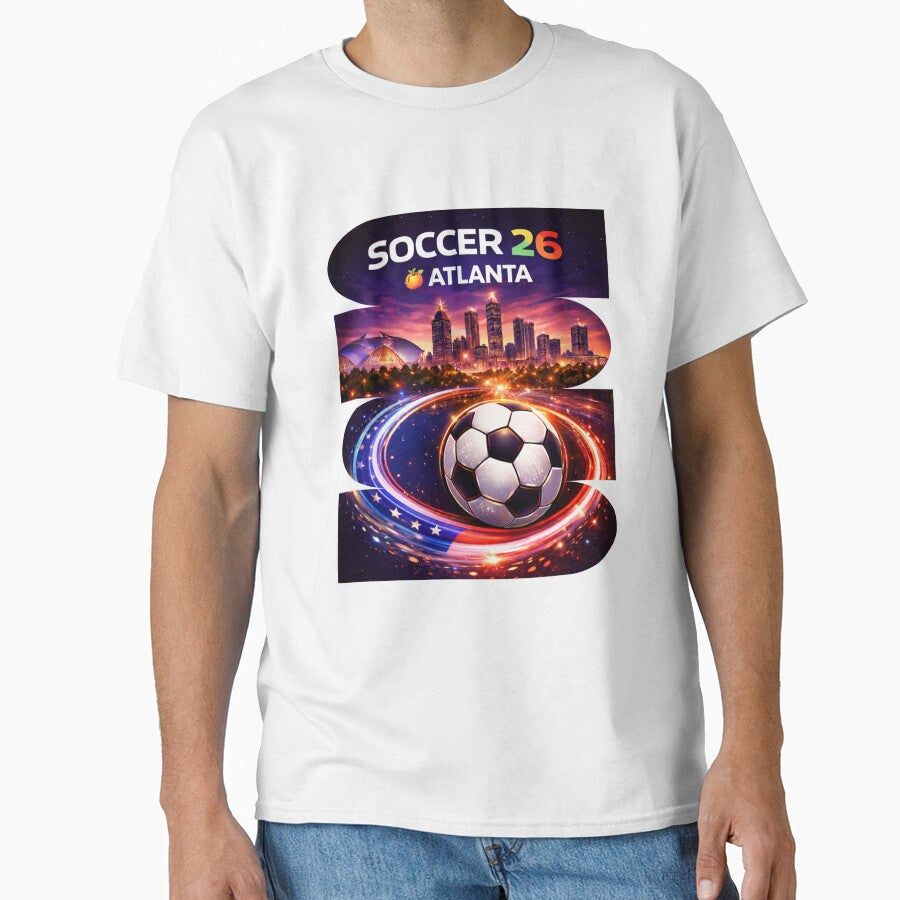 Atlanta Soccer 2026 Shirt, Soccer 26 Atlanta GA Fan Tee, Atlanta Georgia Soccer Graphic by MK-Charlie