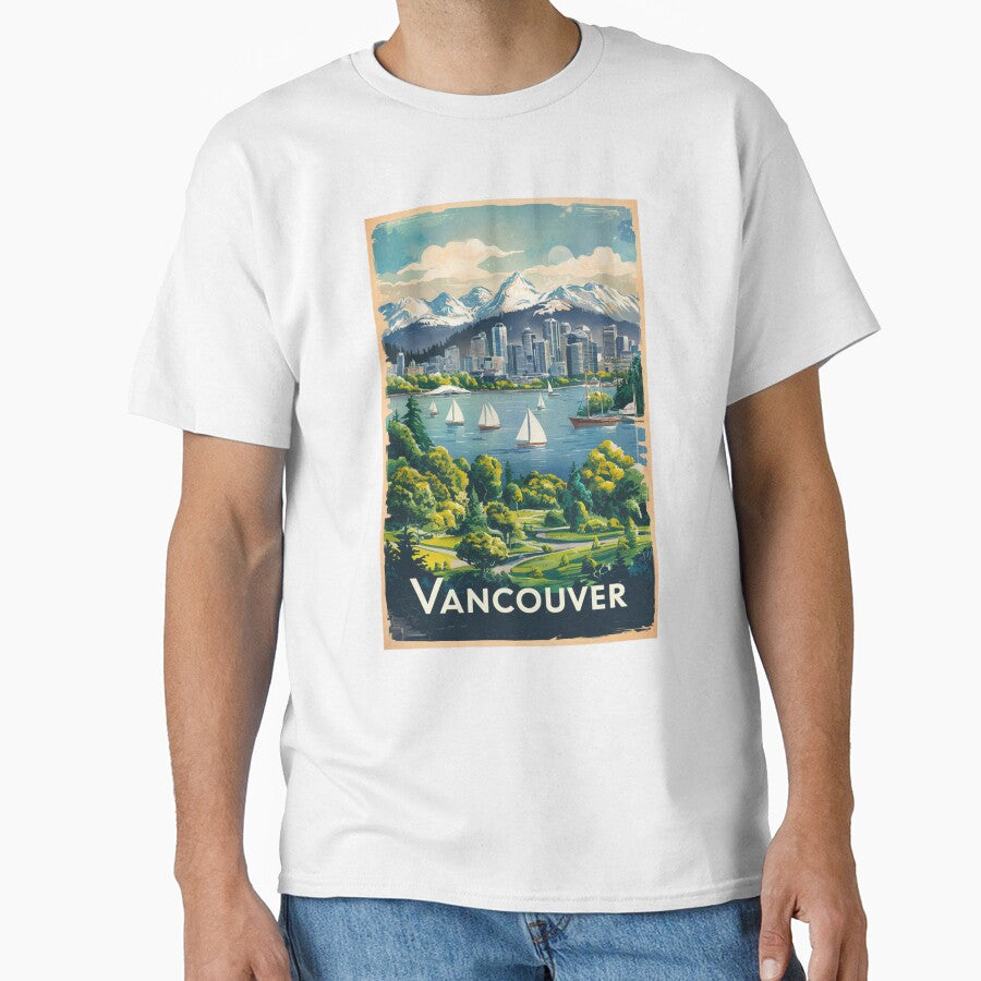 Vancouver Vintage Travel Poster by TravelerRat