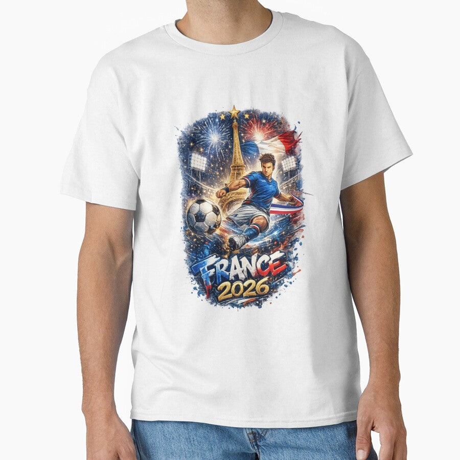 World Cup 2026 USA Soccer Merch |France  Football Fan Gear |France Sports Apparel Tee |Soccer worldcup ChampionshipSoccer World ver 1 by CosmicNook1