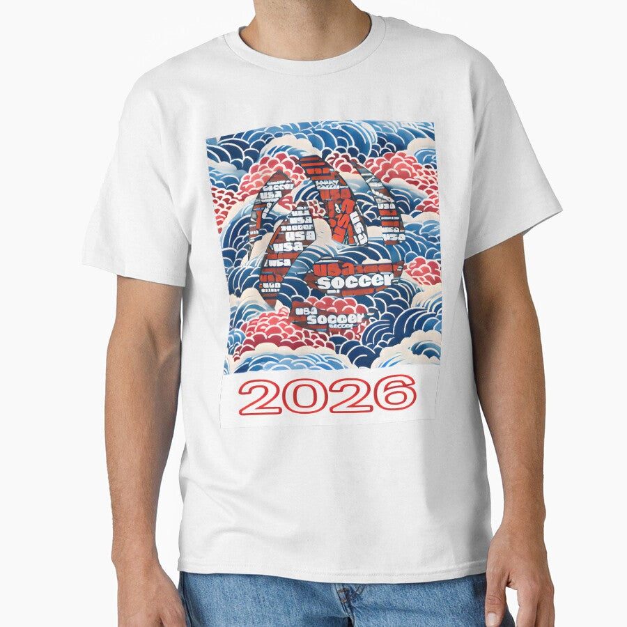 Lettered soccer ball 2026 embedded in USA national colors by ParadoxParadox