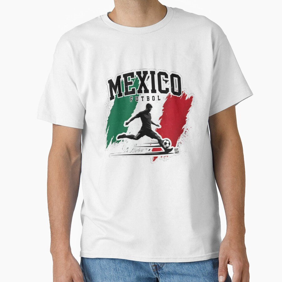 Mexico Soccer Pride Flag Football Fan Design by QuiteOrbit