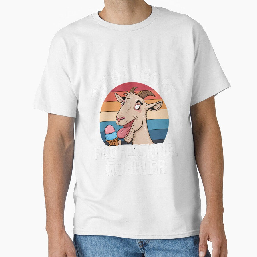 Throat Goat professional gobbler Retro Inappropriate Adult by Wear the Art