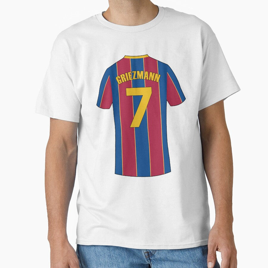 Barcelona football jersey number 7 by Justtrendytees