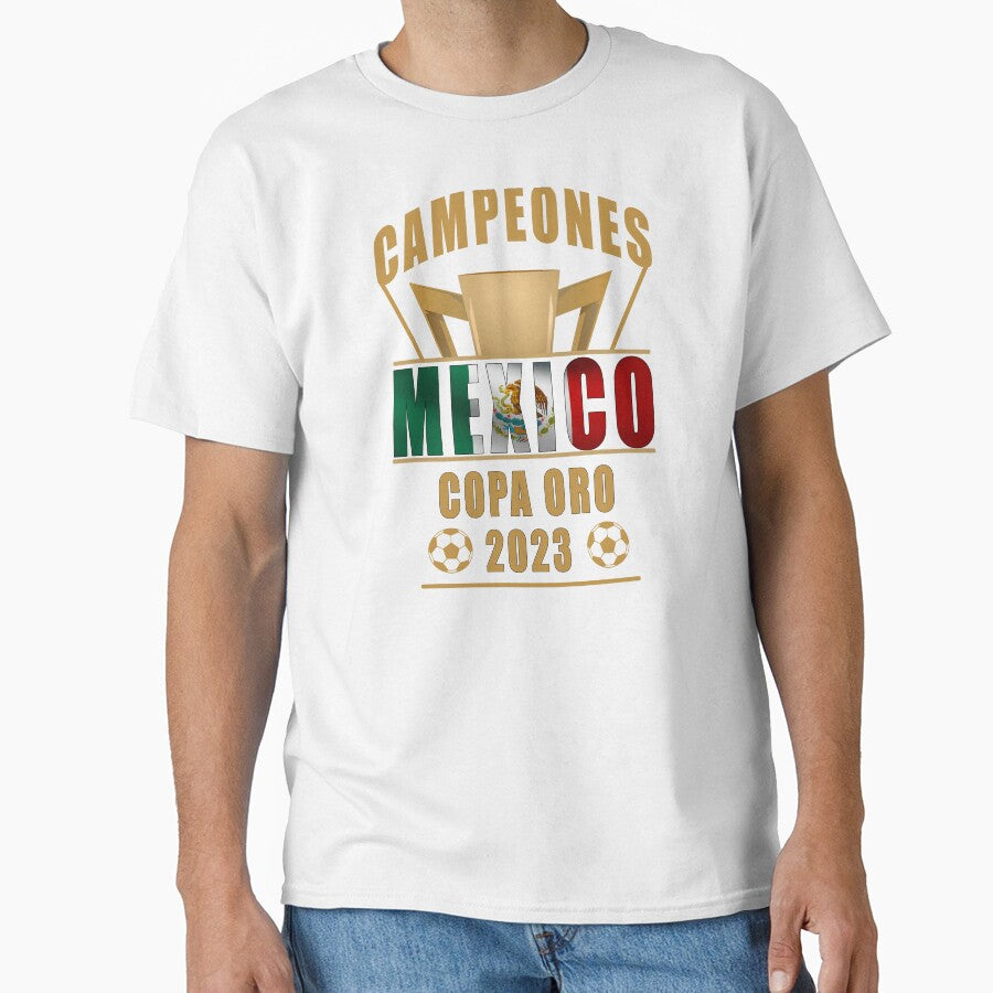 Playera Mexico campeones copa oro 2023 gold cup champion Mexico by Optimus-Designs