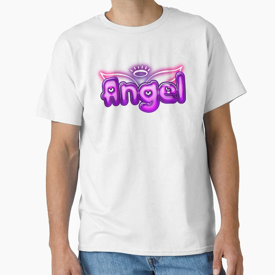 Angel lettering with wings - soft girl trend by Rev-Style