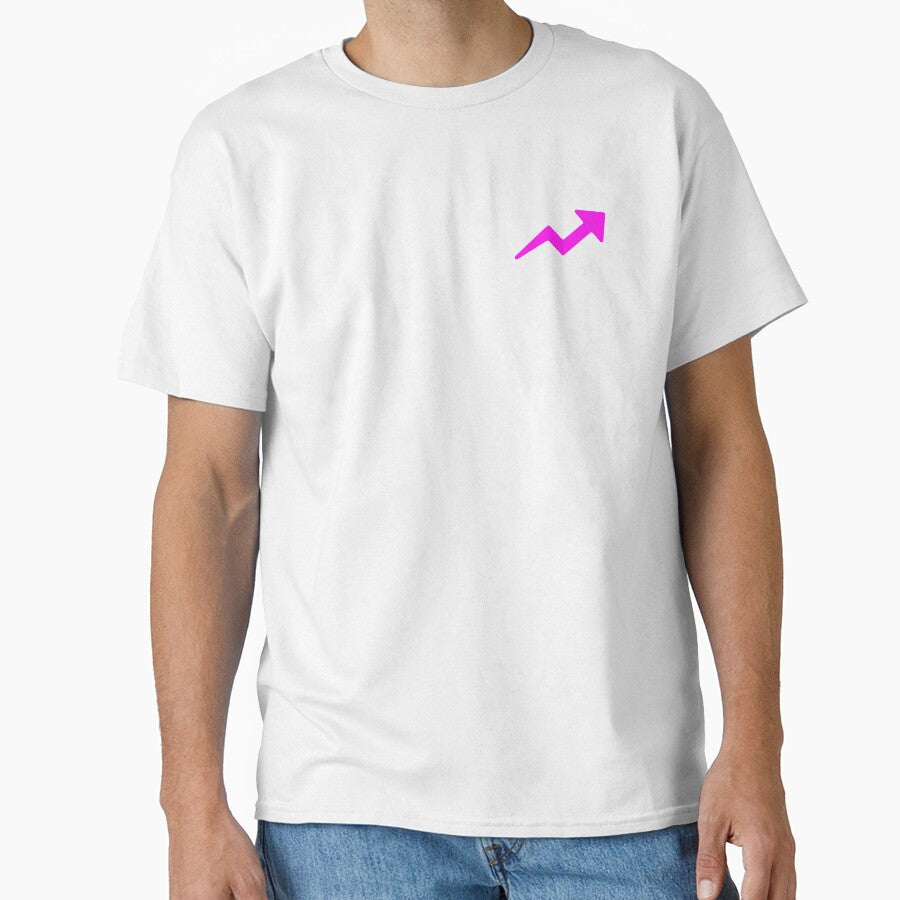 TRENDING UP ARROW (BRIGHT PINK) by Top10Designs