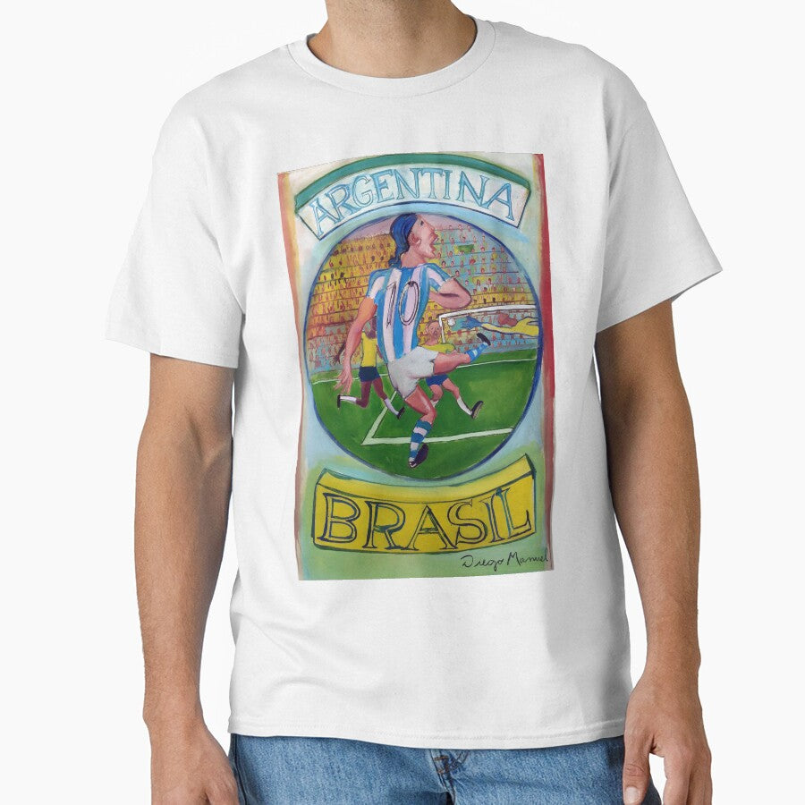 Argentina - Brazil, World Soccer Classics (3), 2014, by Diego Manuel by Diego Manuel Rodriguez