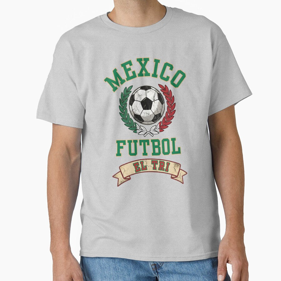 Mexico Futbol El Tri Vintage Retro Soccer Fan by laughingshirts