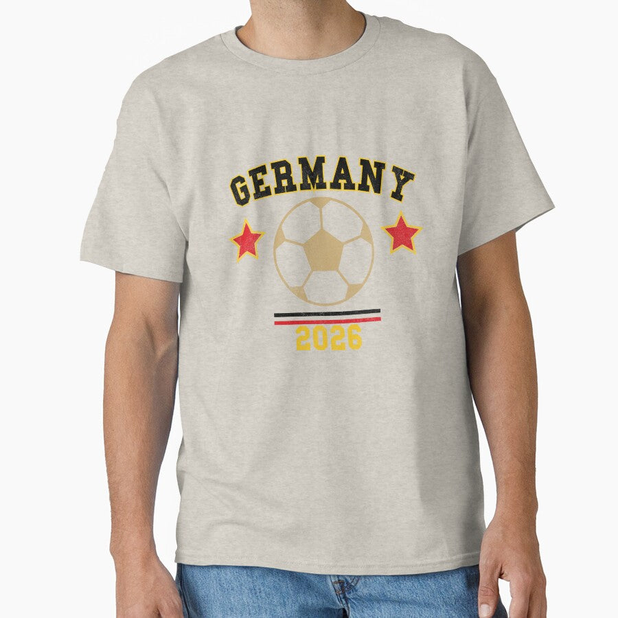 Germany 2026 — Vintage Soccer Tee by C & T ArtLab