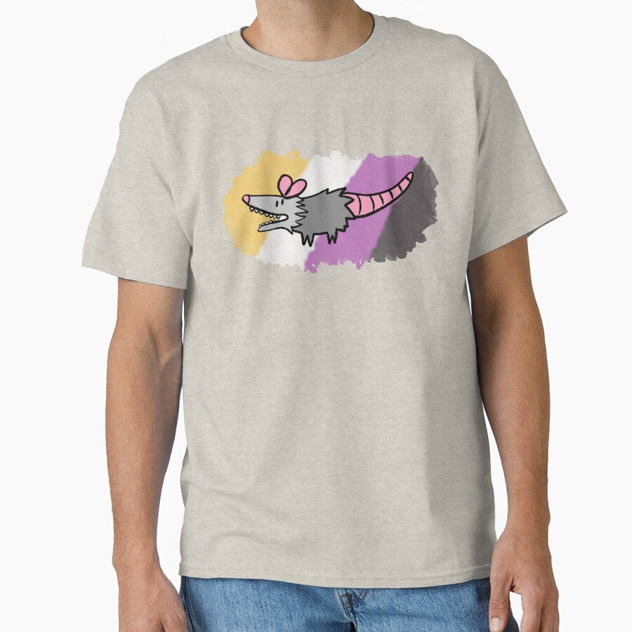 Nonbinary Pride Possum by Colbypuppy's Designs