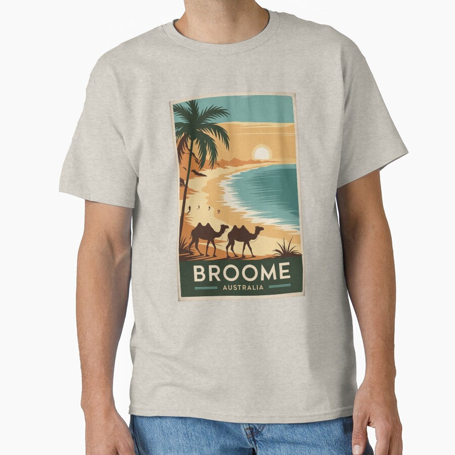 Broome Vintage Travel Poster by TravelerRat