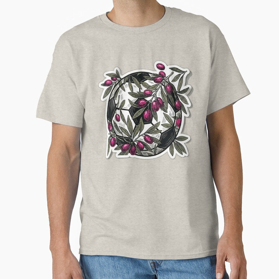 Retro 90s Football Olive Tree Branch Pink Soccer 2026 Aesthetic by Fatomfatom