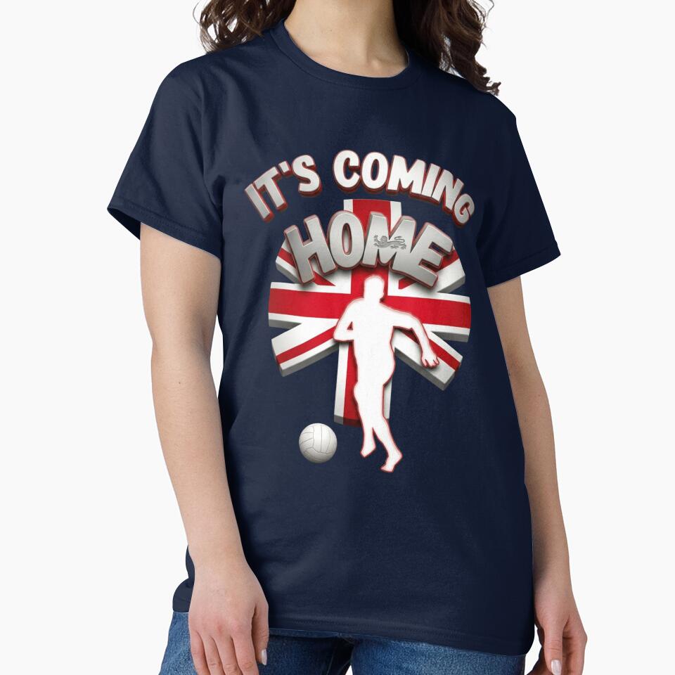 England Football It's Coming Home Soccer Fan by Flirt-Teez