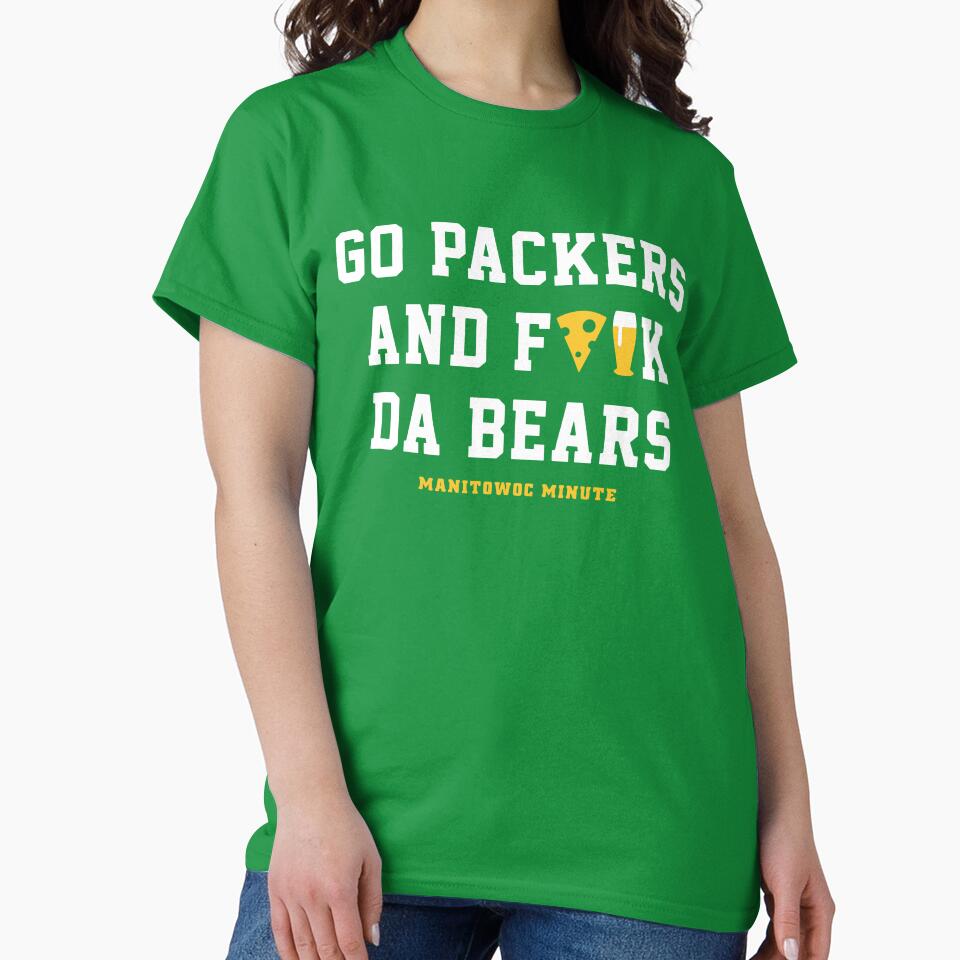 Charlie Berens Merch Go Packers And Fk Da Bears Shirt by mavisrf1mar