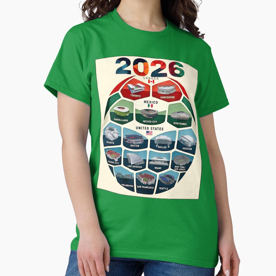 2026 North America Host Soccer Stadiums by SHELOPS