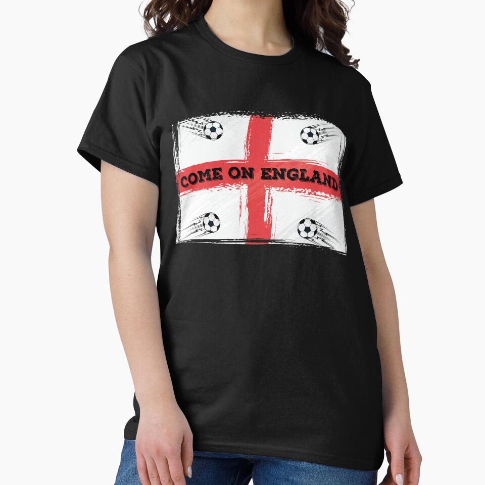 Come on England, England Supporter Football Fan by Click-Like