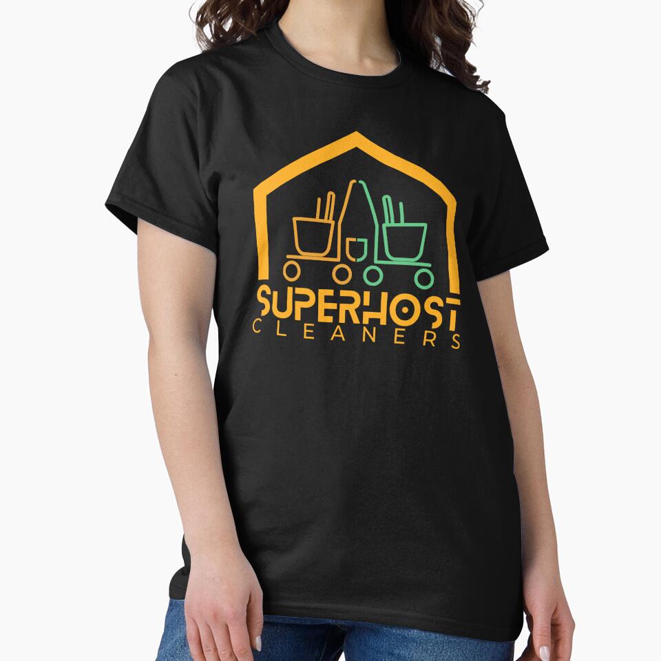 Smart Cleaning Crew Superhost Service Logo by minimalistmom